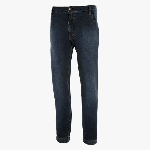 Diadora - Pant Stone Arbeitsjeanshose Größe M Blau Verwaschen