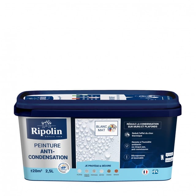 Rip Etanch Anti-kondensationsfarbe, Ripolin Weiß 2,5 L Ripolin
