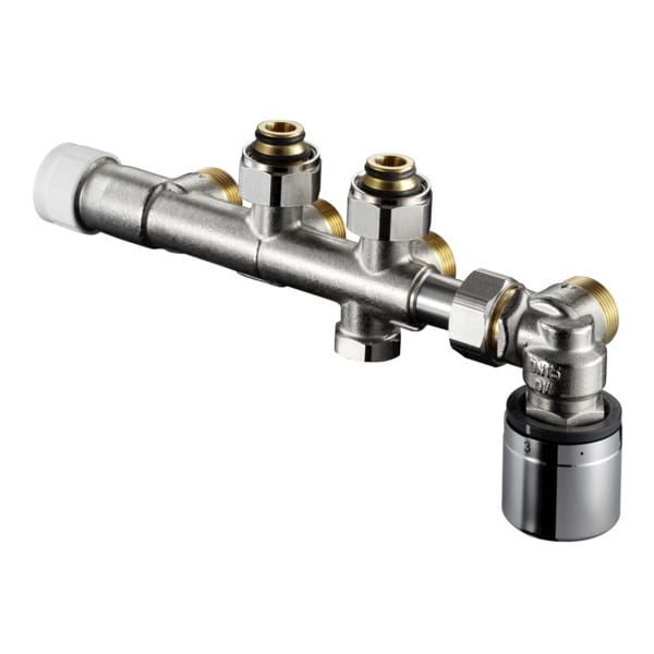 Oventrop - Anschlussarmatur Multiblock T-rtl Eck Anschluss 3/4' Ag