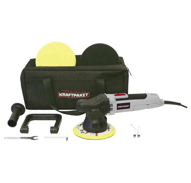 Dino Kraftpaket 640220 Exzenterpoliermaschine 230 V 650 W 1600 - 6400 U/min 160 Mm
