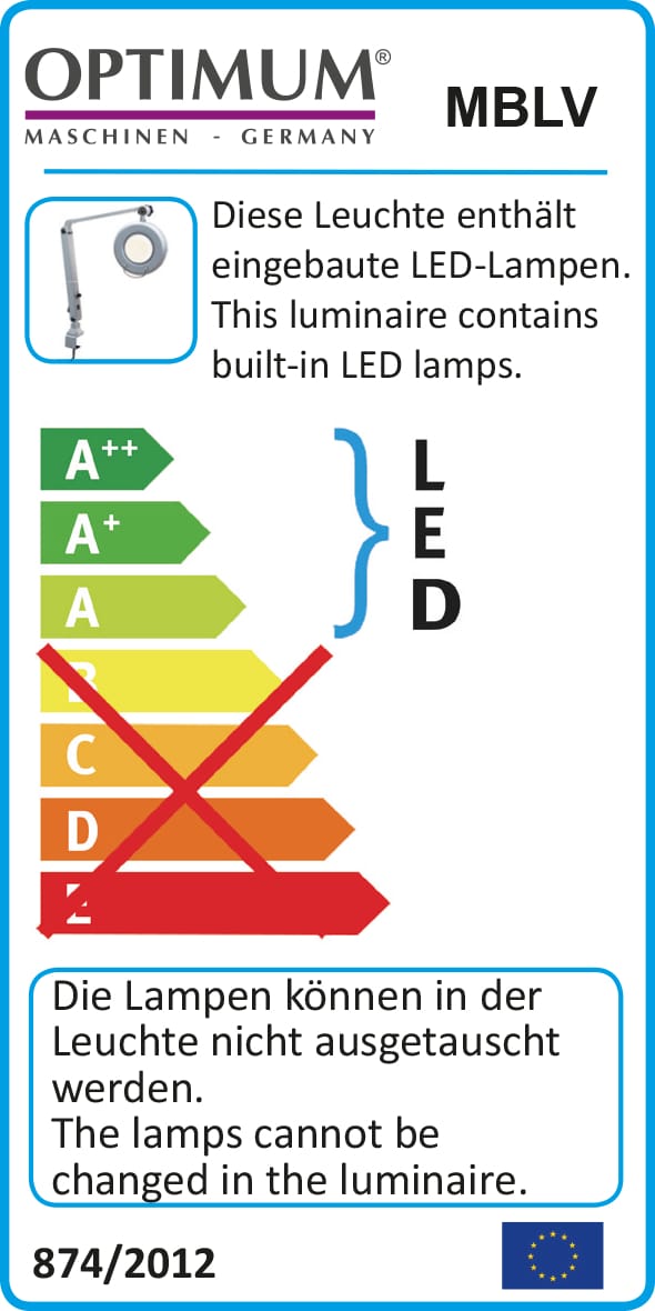 Led-vergrösserungslampe Mblv Optimum