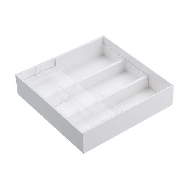 Yamazaki Erweiterbarer Weißer Organizer Für Schubladen