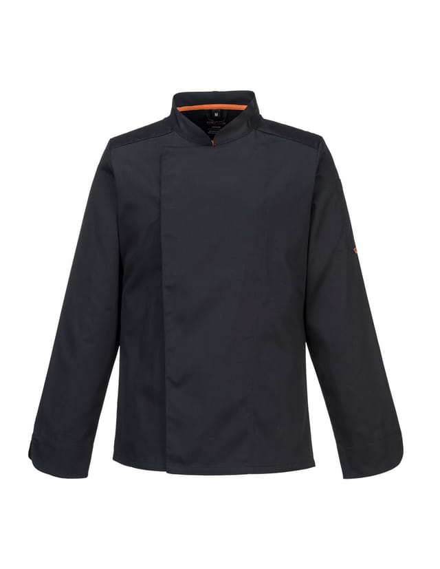 Küchenjacke Meshair Pro L/s Schwarz 3xl