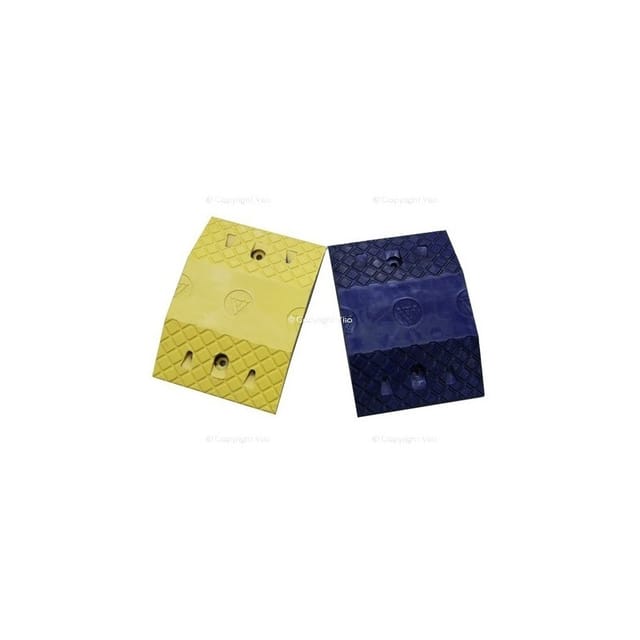 Set Mit 2 Fahrbahnschwellen Speed 50 Viso 1 Schwarz + 1 Gelb - 25cm - 500 X 350 X 500 Mm - Speed50