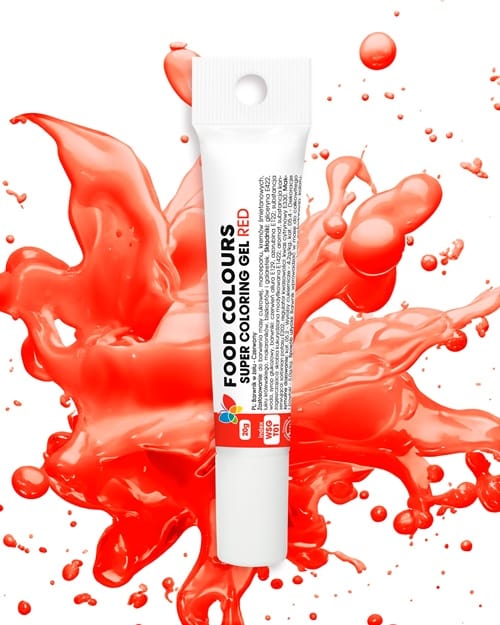 Lebensmittelfarbgel-tube 20g Rot Für Zuckerkuchen