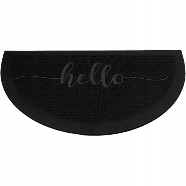 Mudly „hello“ Anti-rutsch-fußmatte, Schwarz, 60 X 40 Cm