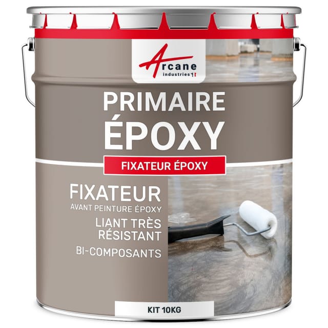 Arcane Industries - Epoxid-grundierung, Transparent, Alle Oberflächen - Epoxi-haftgrund - - 10 Kg-kit