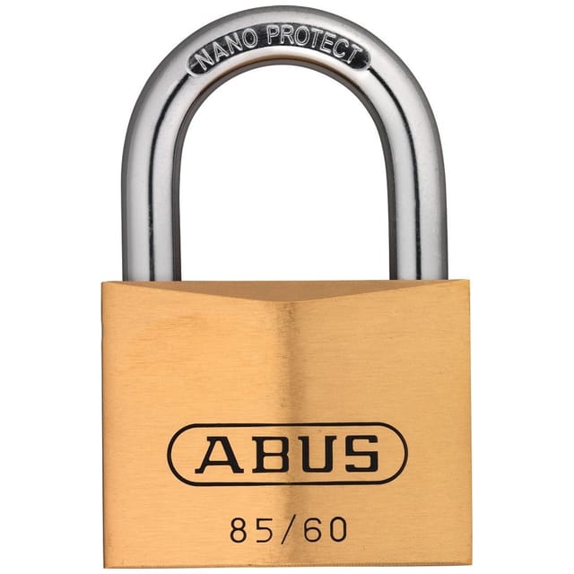 Hangschloss Messing 85/60 Gl.-2703 - Abus