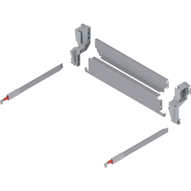 Stahlrückwand Müllauszug Hängend Kb 600 Mm Grau - Blum