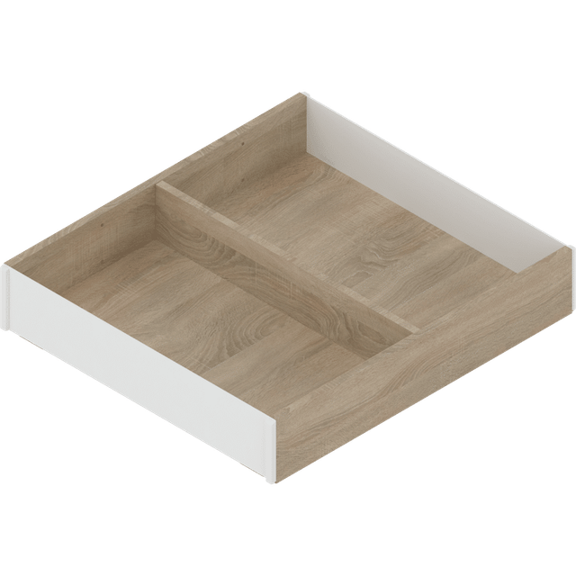 Ambia-line Küchen Rahmen Besteckeinsatz 273x242x50mm, Bardolino Eiche Stahl - Blum
