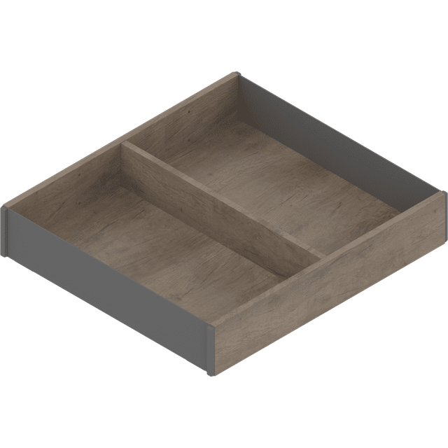 Blum - Ambia-line Küchen Rahmen Besteckeinsatz 273x242x50mm, Nebraska Eiche Stahl