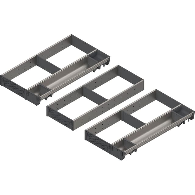 Blum - Orga-line Besteckeinsatz Facheinteilungs-set Kb 1100-1199mm, Nl 550mm, Grau