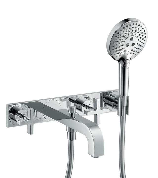 Axor Citterio 3-loch Wannenarmatur Mit Kreuzgriffen, - Hansgrohe