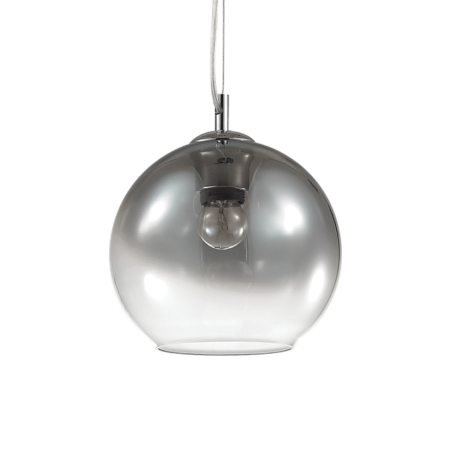Ideal Lux Discovery Fade - 1 Light Large Globe Deckenanhänger Chrom, E27