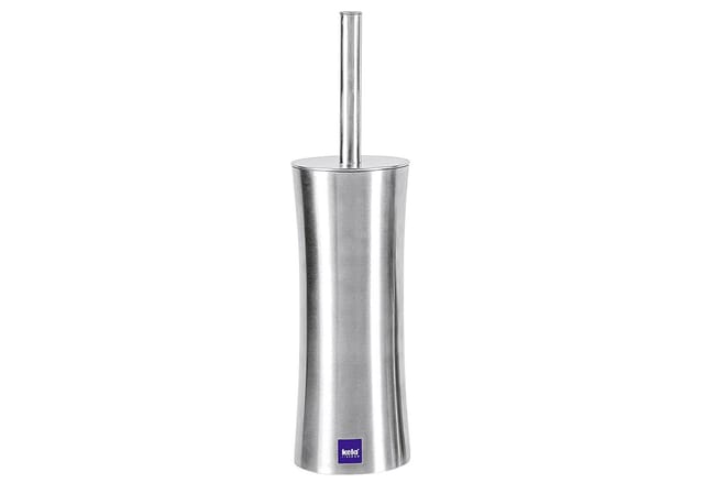 Wc-garnitur Elegance Edelstahl 36cm Ø10cm Silber