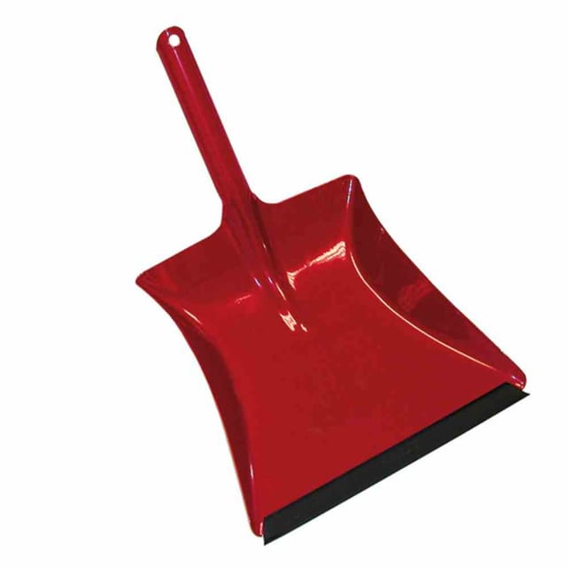 Kehrschaufel Metall Lackiert Mit Gummilippe