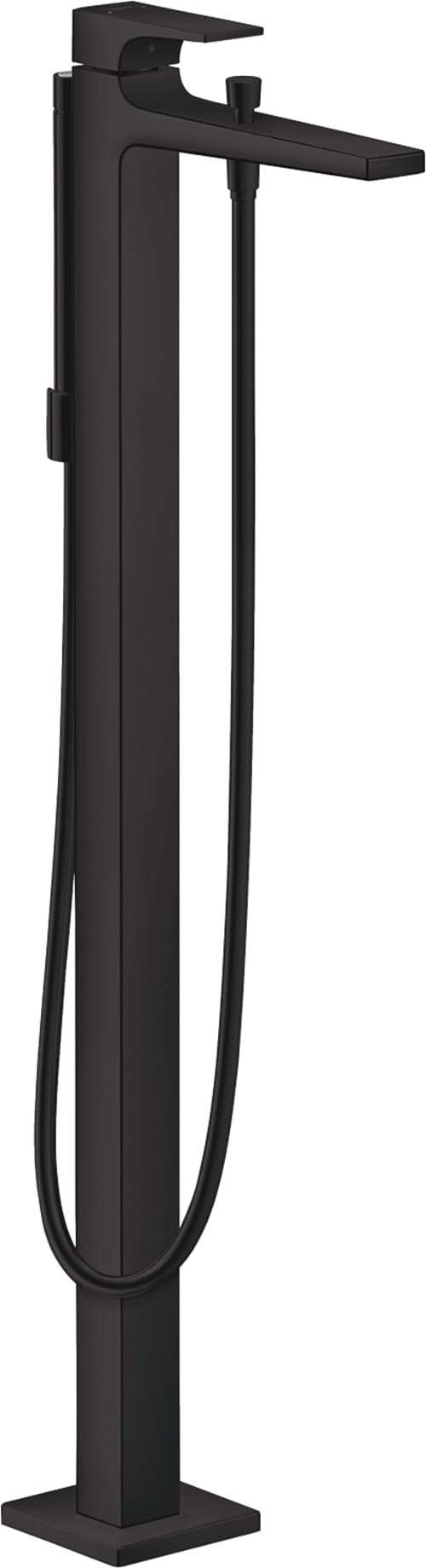 Metropol - Badewanne Einhebelmischer, Bodenmontage, Schwarzmatt 32532670 - Hansgrohe