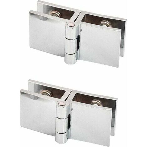 180-grad-glas-türklammer, Scharnier Ohne Bohren Für Glasstärke 5mm - 8mm