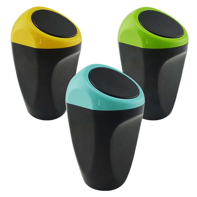 Mini-auto-mülleimer, Kunststoff-abfallbehälter, 9 X 6 X 15 Cm, Müllbehälter Für Auto/büro/zuhause