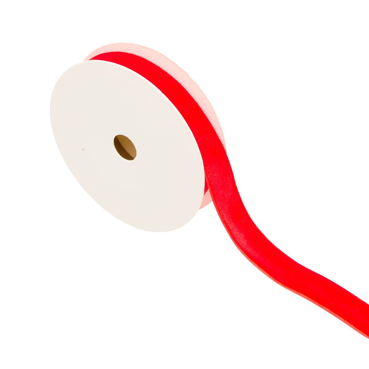 Weihnachtsband Aus Samt, 15 Mm X 3 M -