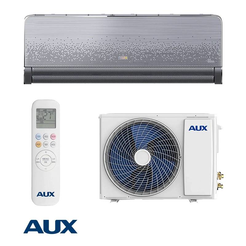 Inverter Air Conditioner Aux C-pro Asw-h09b6a4/fqa800r3di-d0 – 9000 Btu, A+++/a++, Silver, Wi-fi