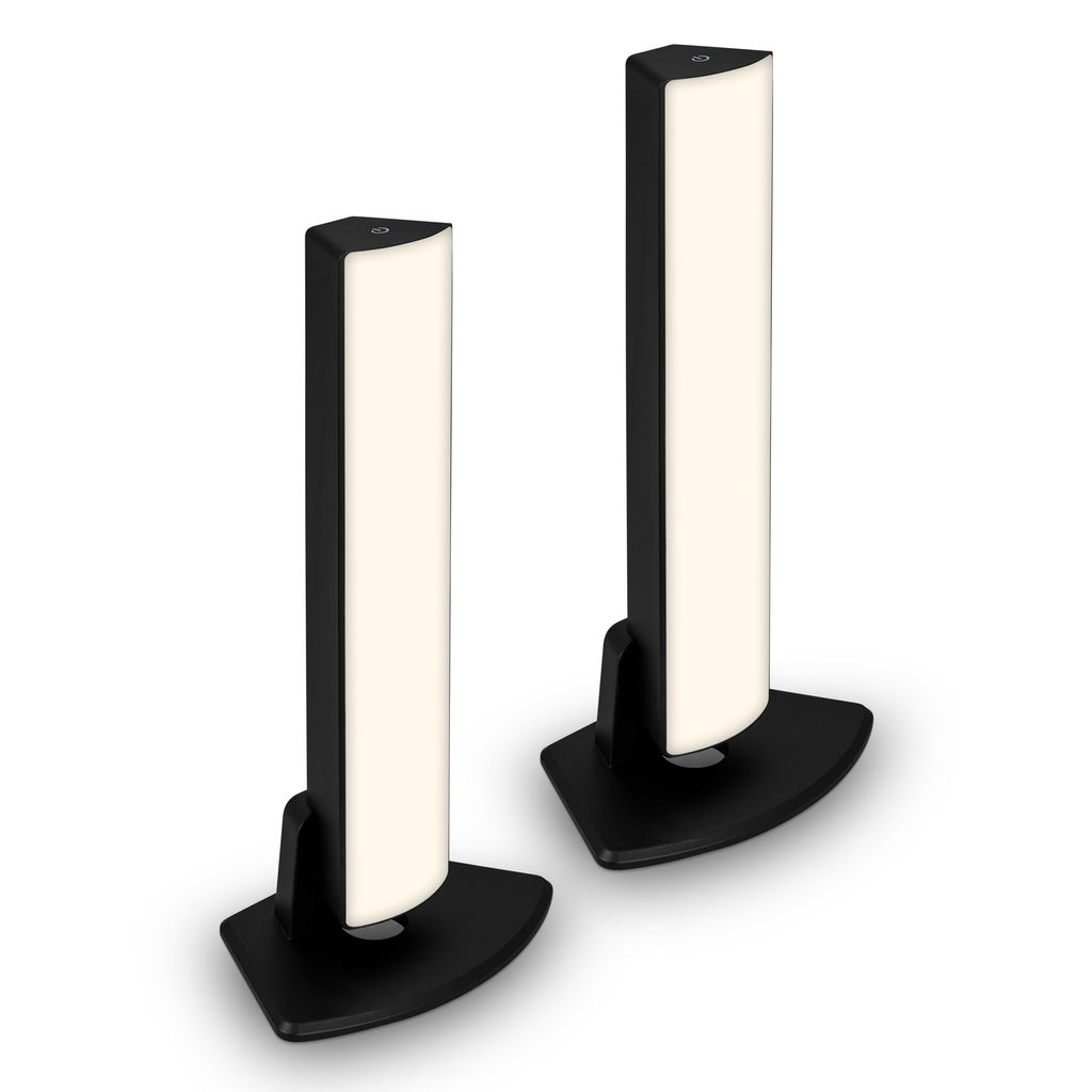 Battery Led Table- And Wall Light, Ip44, Black, 1x
