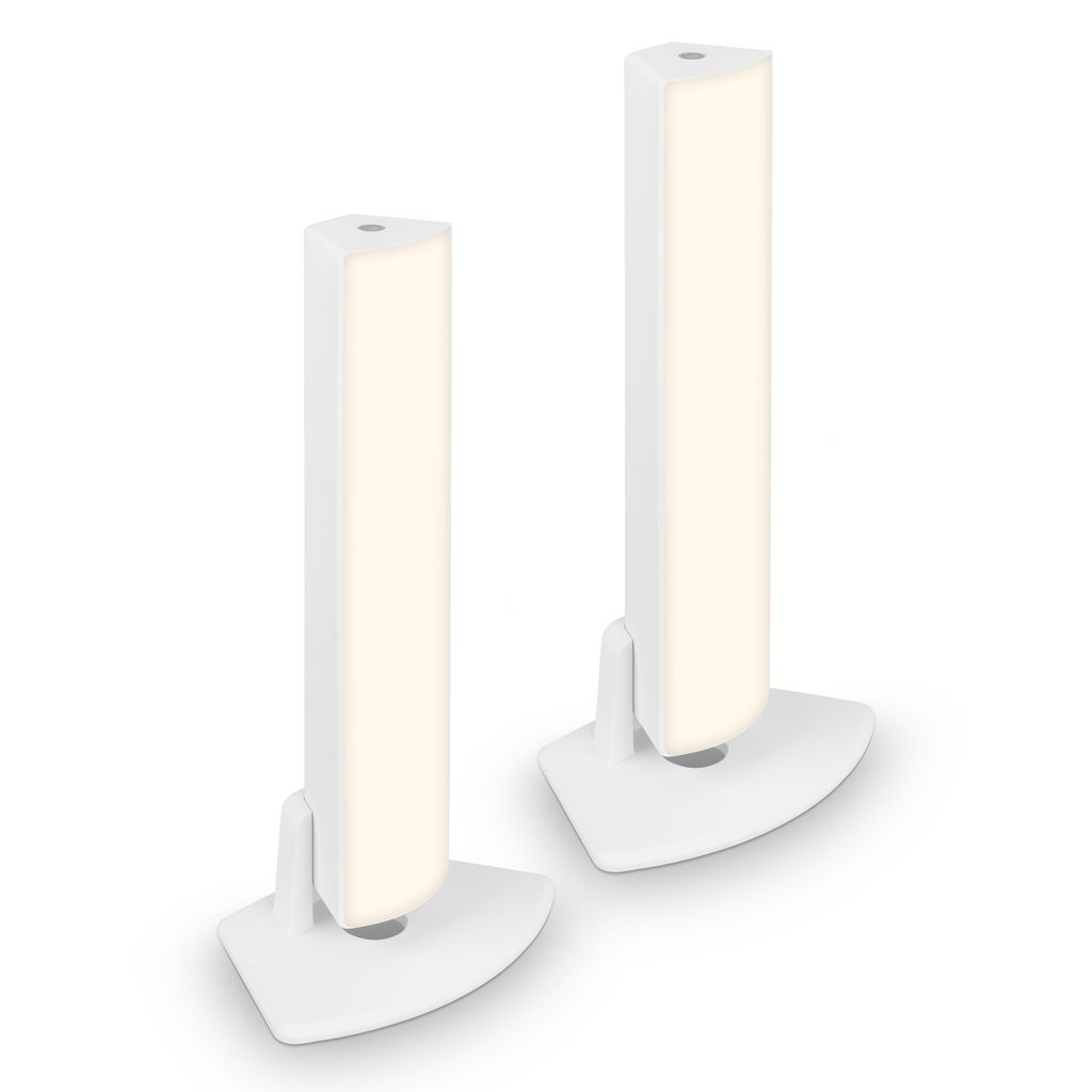 Battery Led Table- And Wall Light, Ip44, White, 1x