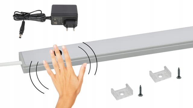 Led-unterbauleuchte, Led-beleuchtung Für Küche Und Kleiderschrank, Berührungslos, 100 Cm