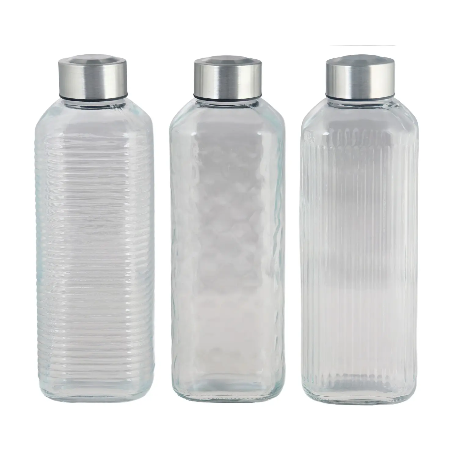 Hydro Glasflasche 1 L Mit Schraubverschluss