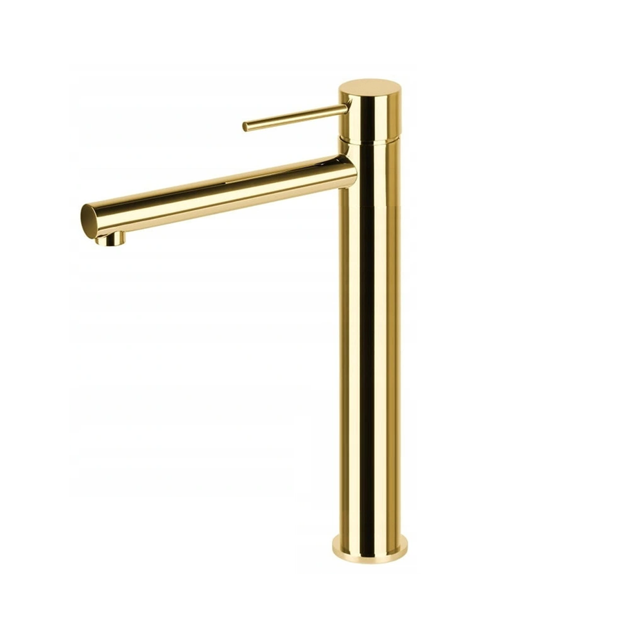 Waschtischarmatur Messing Gold 31,5 Cm