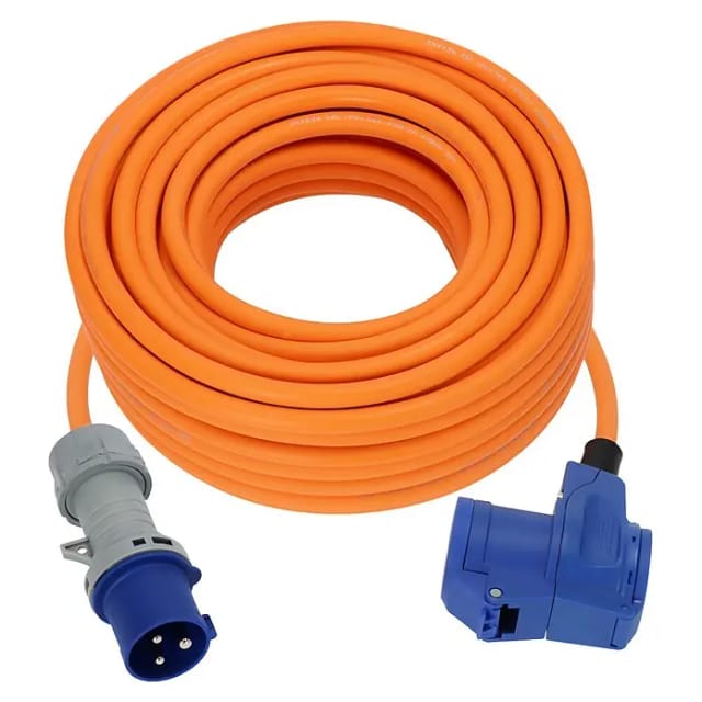 Brennenstuhl 1167650325 Strom Camping-cee-verlängerungskabel Blau, Schwarz, Orange, Grau 25 M H07r