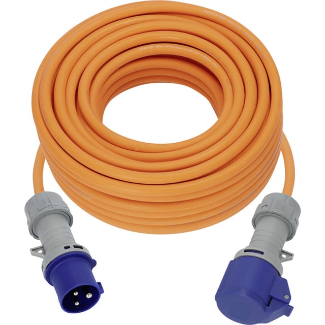 Brennenstuhl 1167650425 Strom Camping-cee-verlängerungskabel Blau, Grau, Orange 25 M H07rn-f 3g 2,