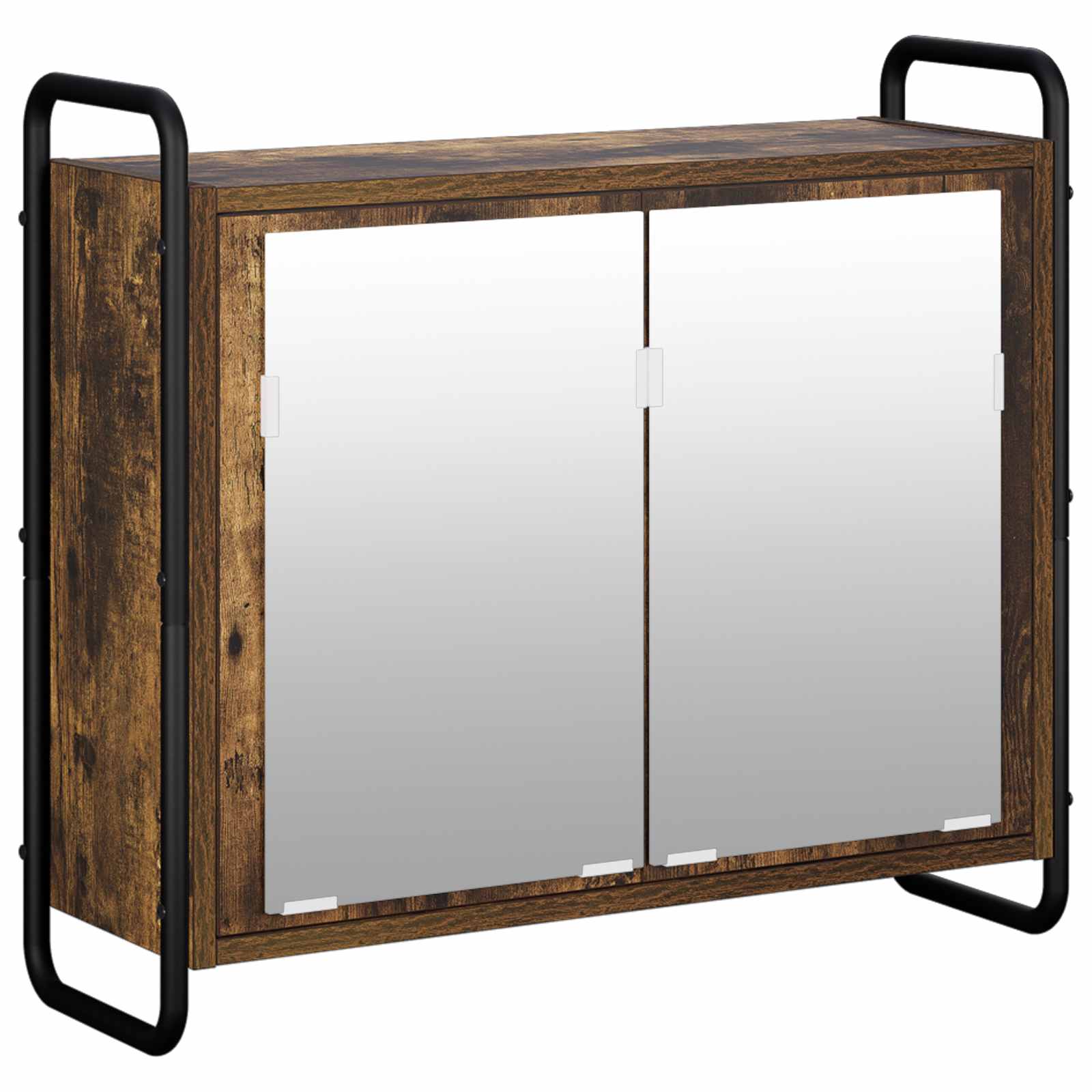 Hängender Badezimmerschrank Räuchereiche 64 X 20 X 56,5 Cm Vidaxl