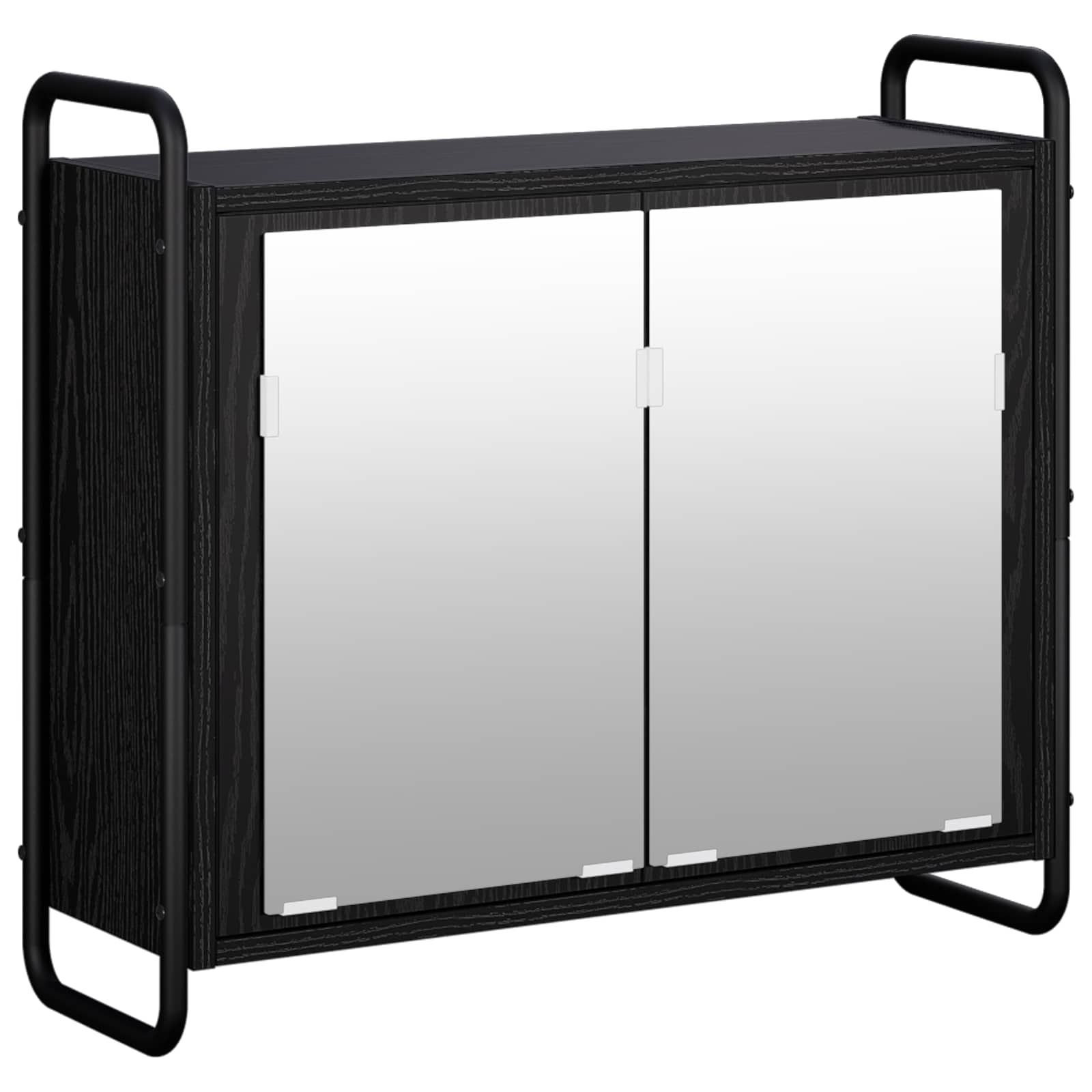 Hängender Badezimmerschrank Schwarz Eichen-optik Vidaxl