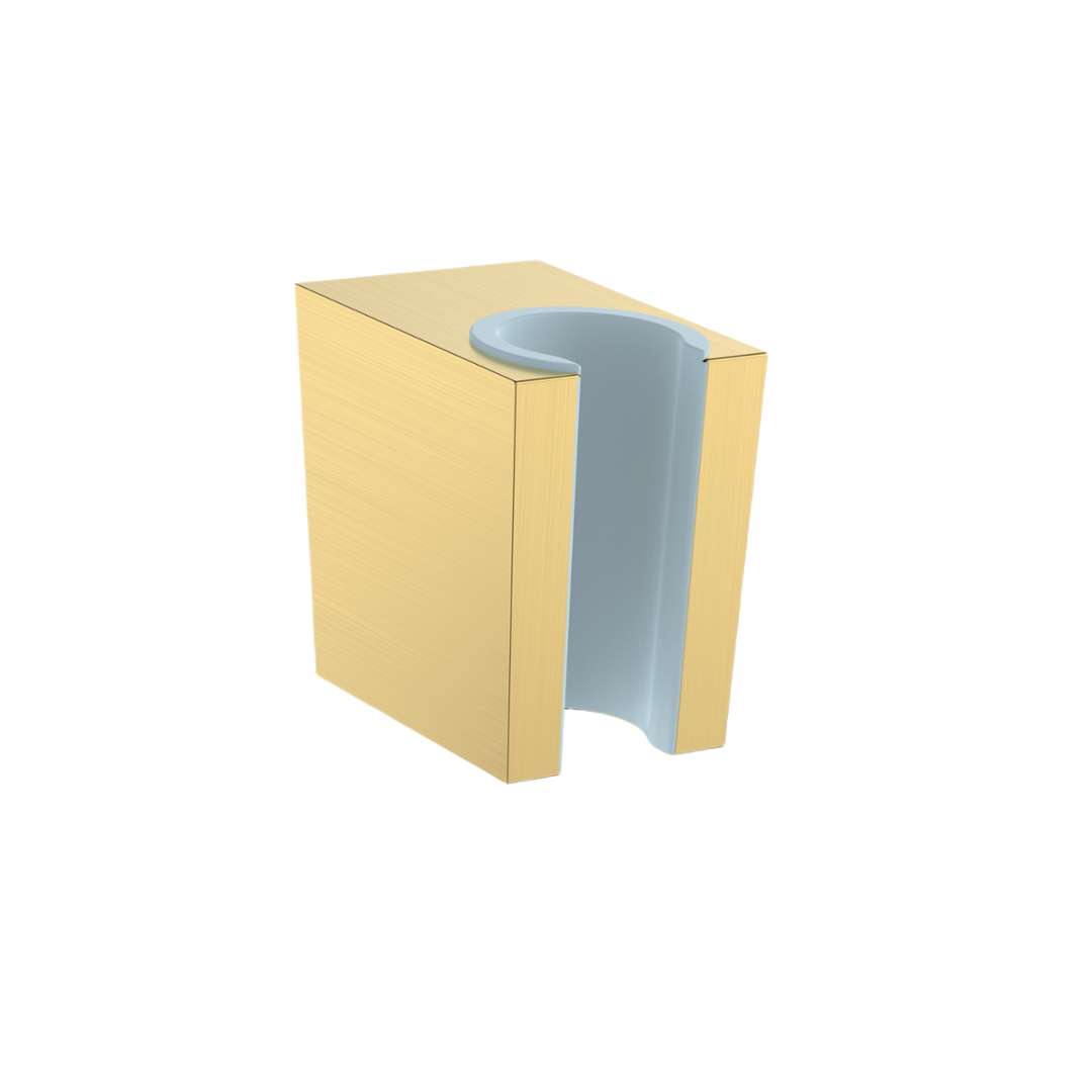 Kielle - Wandmontierter Duschhalter, Gebürstetes Gold 20901076
