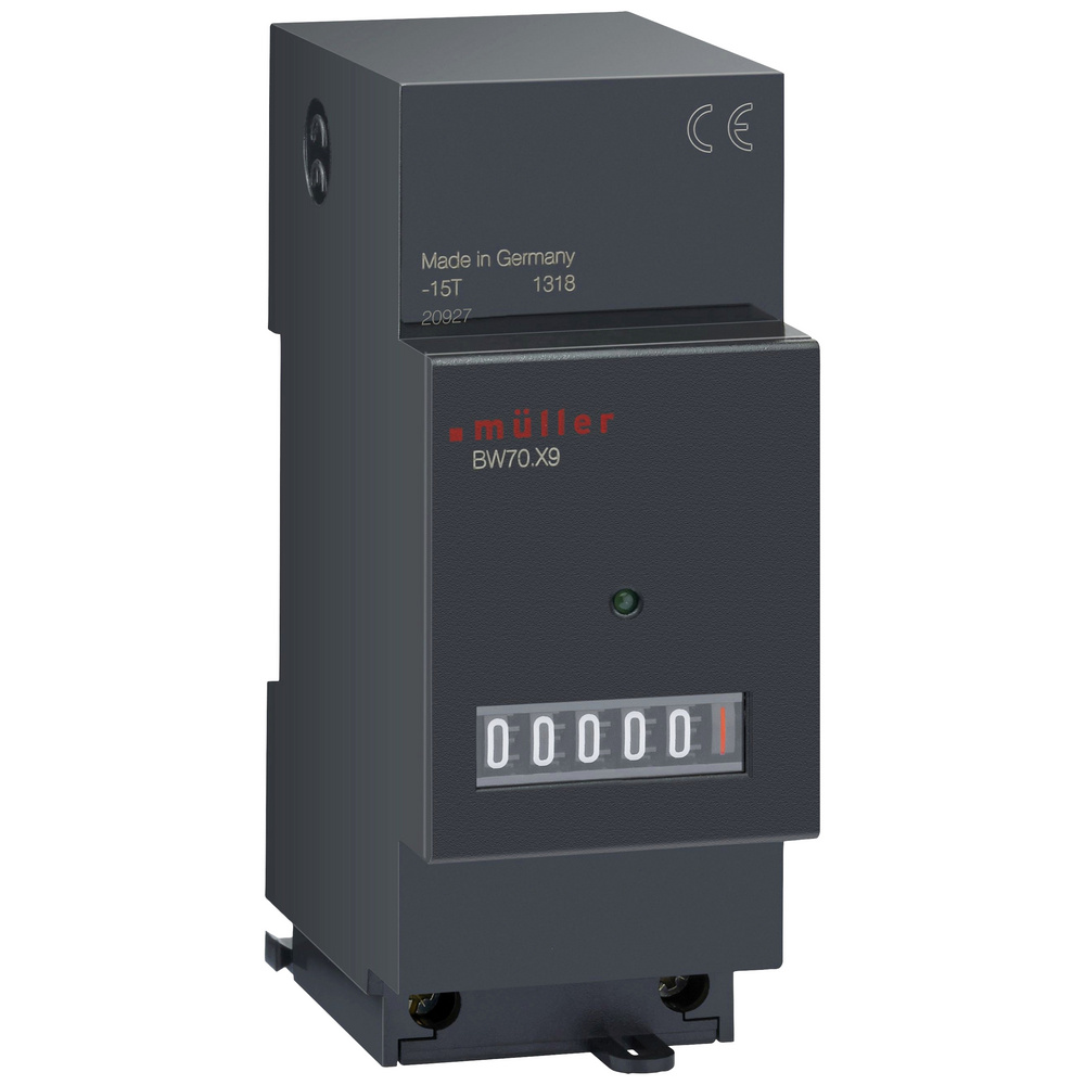 Müller Bw 70.29 24v 50-60hz Betriebsstundenzähler Rollenzählwerk