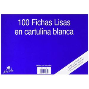 100 Einfache Karteikarten (215x160 Mm) Nr. 5 Mariola 3115l