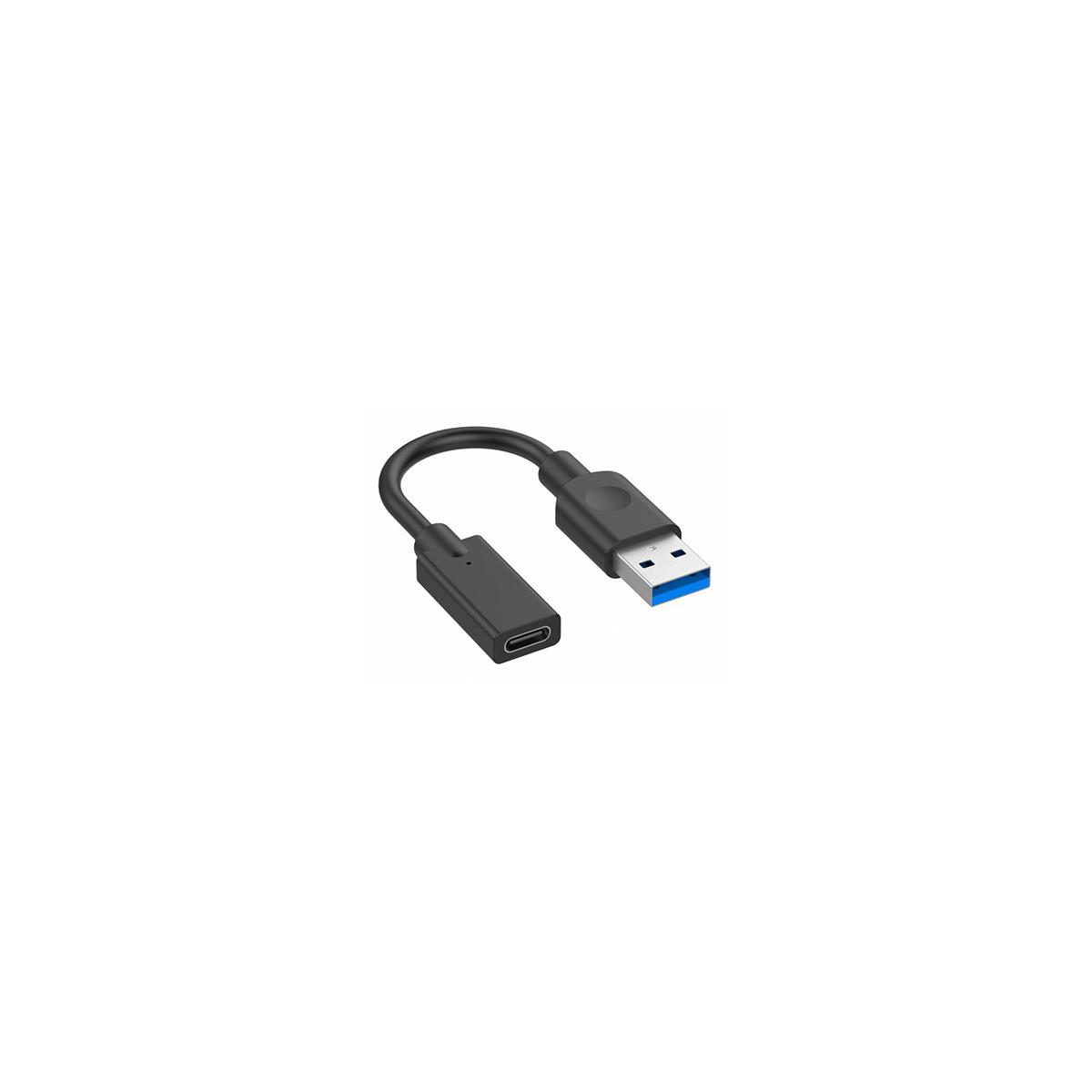 Hamlet Xadu3-ucf01 Usb Kabel Usb 3.2 Gen 1 (3.1 Gen 1) 0,1 M Usb A Usb C Schwarz