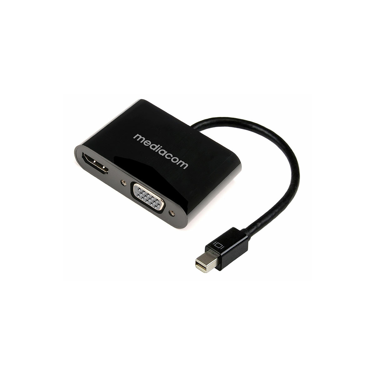 Mediacom Md-m200 Videokabel-adapter Mini Displayport Hdmi + Vga (d-sub) Schwarz
