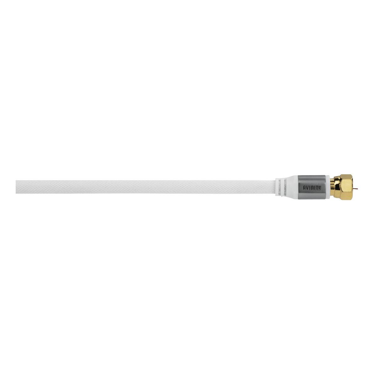 Avinity 00127203 Koaxialkabel 5 M Weiß