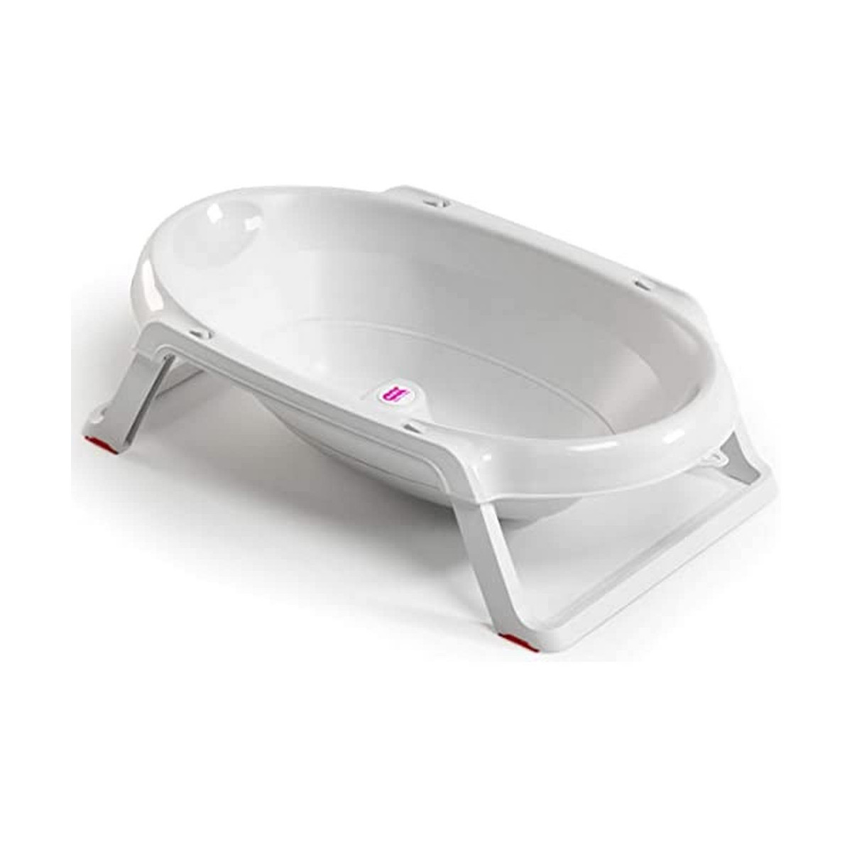 Okbaby Onda Slim Faltbare Babybadewanne Für Neugeborene 0-12 Monate Weiß