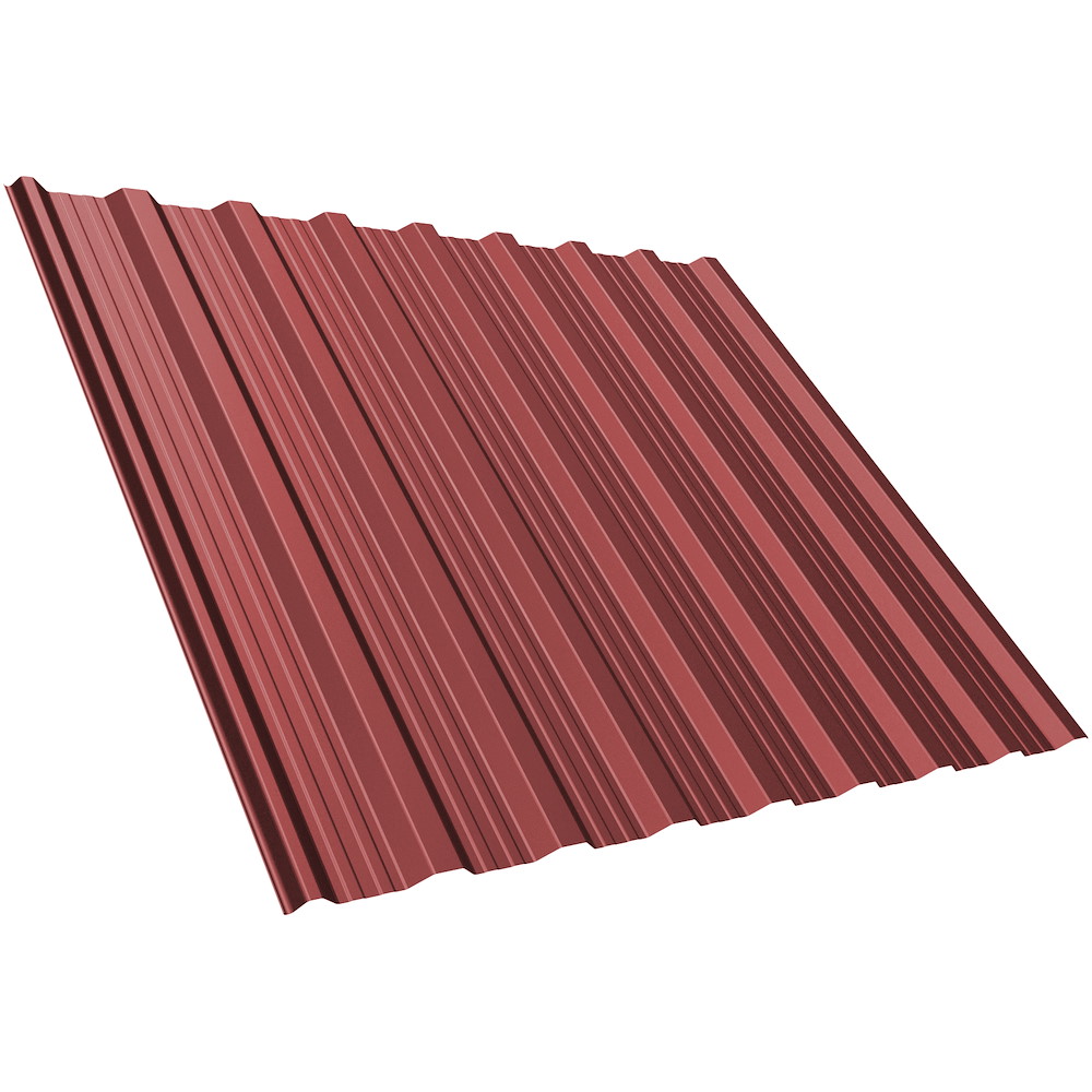 Trapezblech T18dr 0,4 25 My 2000x1138x0,4 Poly Ral3011rr28