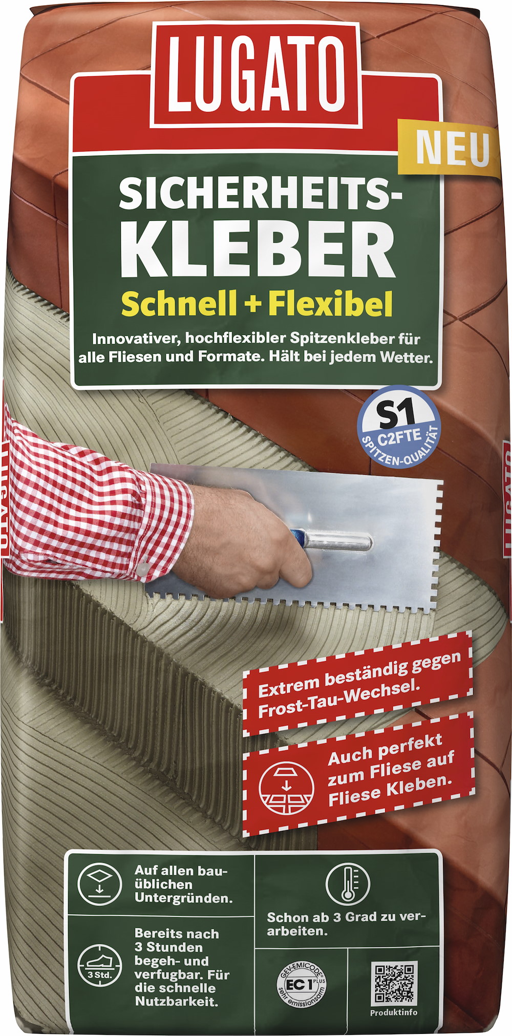 Sicherheitskleber Schnell + Flexibel 20 Kg