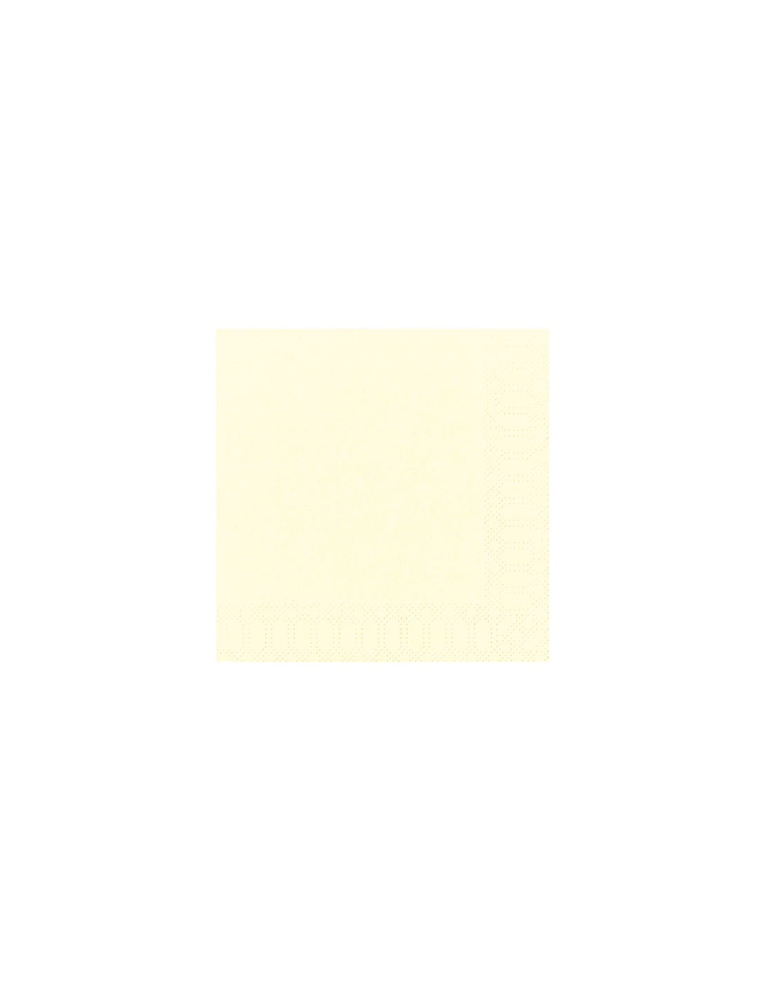 Serviettes Duni Crème (lot De 20) Douceur, Élégance Crème, Absorption Efficace. - Duni
