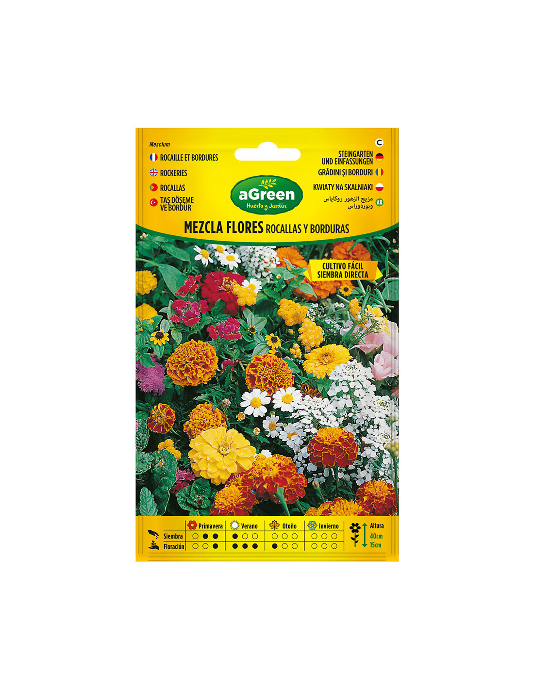 Über Die Samen Gemischte Blumen Steine Und Kanten 300595bolsh Daccord - Agreen