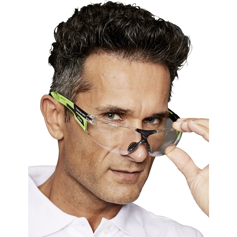 Ekastu 277 389 Schutzbrille Inkl. Uv-schutz, Mit Antibeschlag-schutz Grün, Schwarz En 170, En 166-1