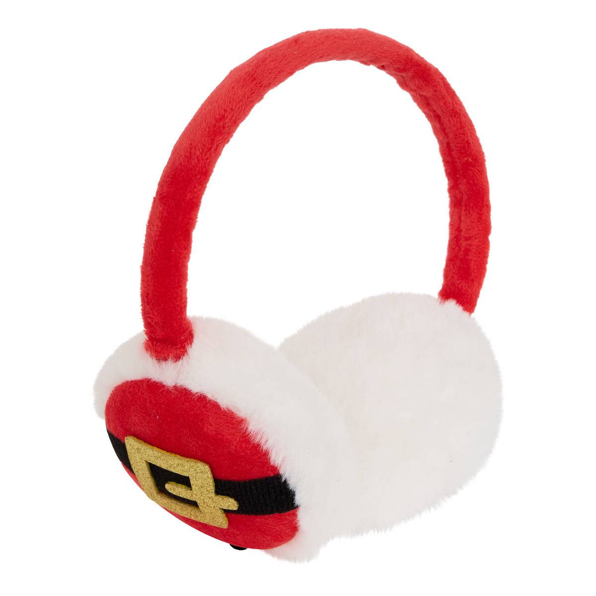 Ohrenschützer Mit Schneemann- Und Weihnachtsmann-motiv -