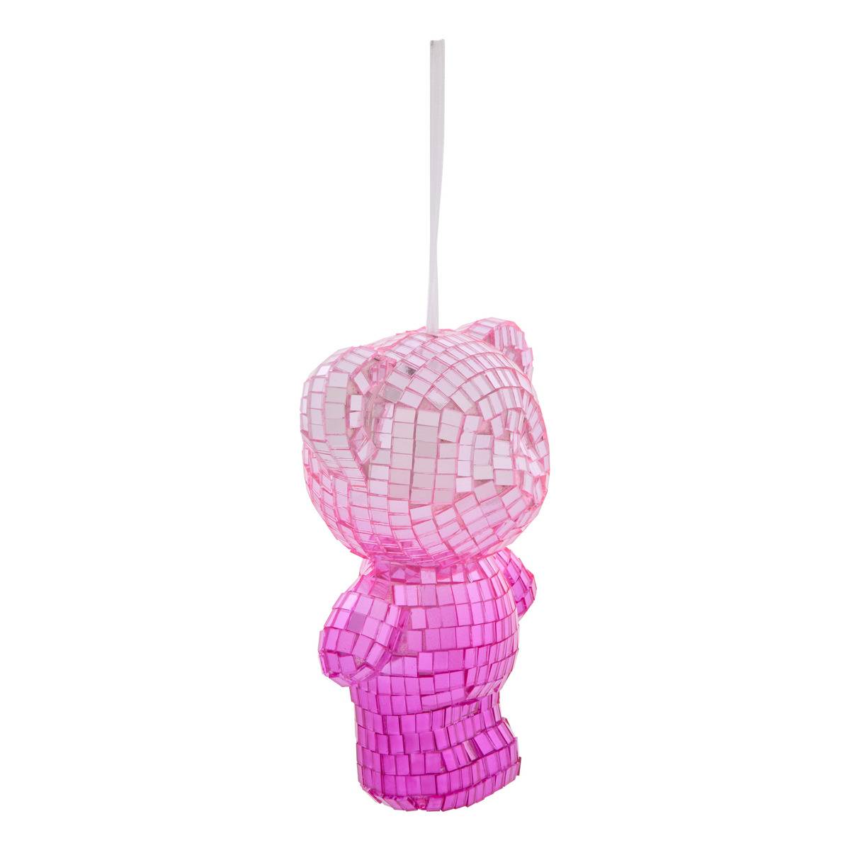 Tannenbaum-anhänger „bär“ Mit Disco-effekt, Rosa, 11 Cm - Feeric Lights & Christmas