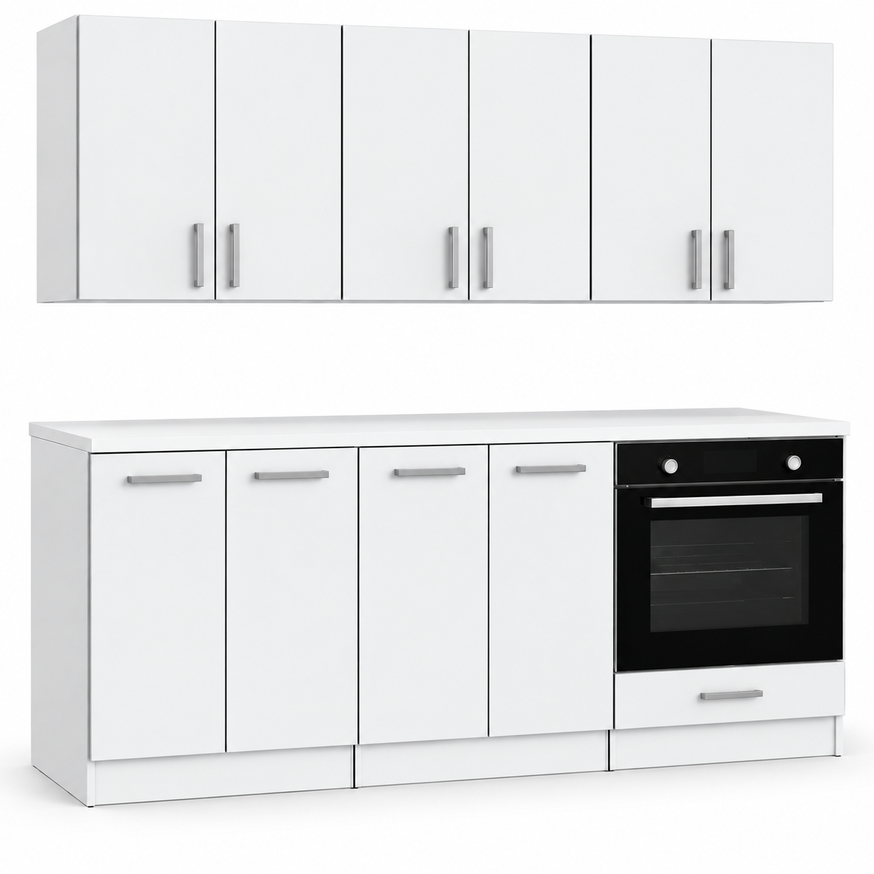 Roe Furniture Zestaw Kuchenny 180 Cm - Biały Mat
