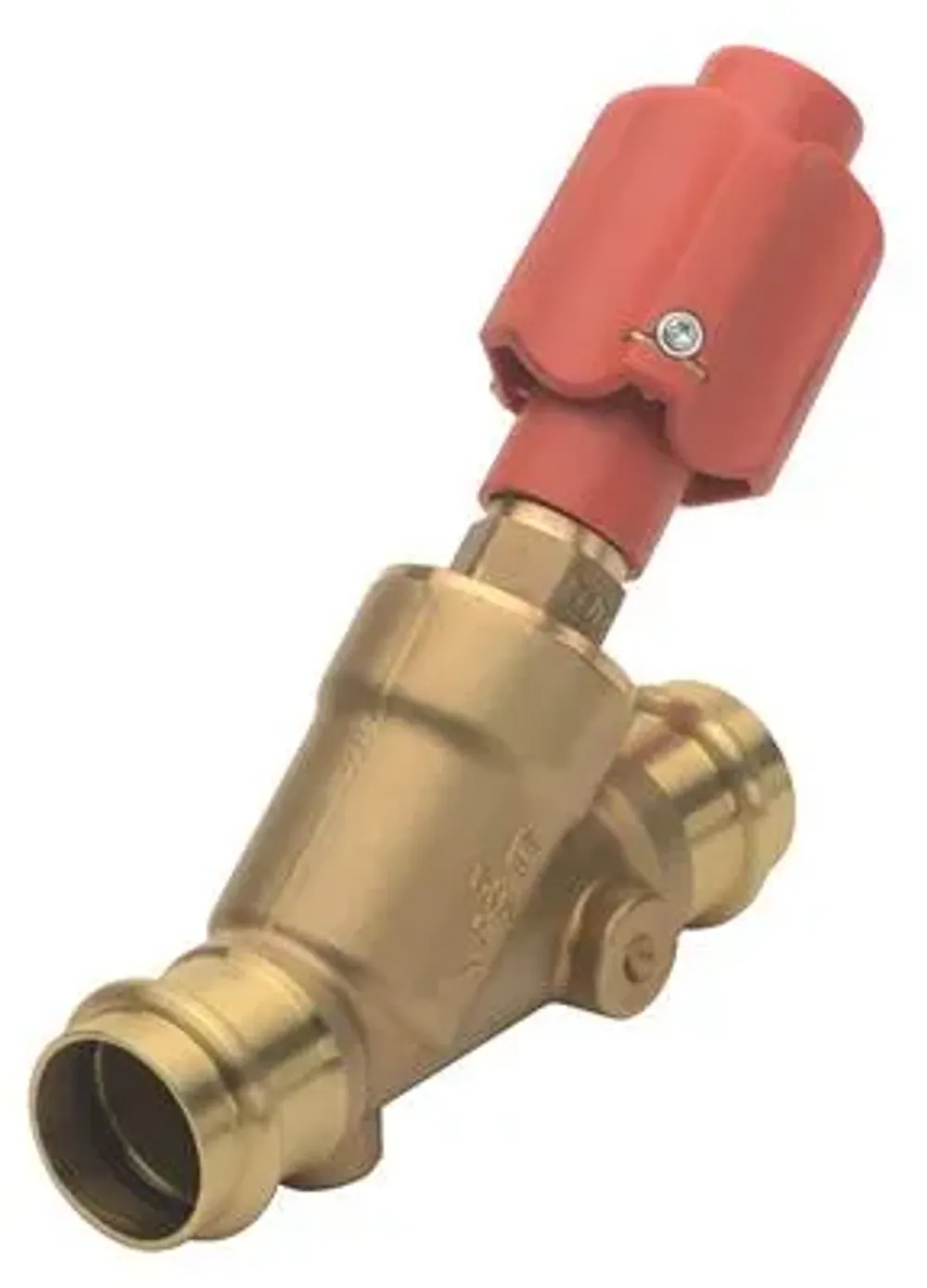 Seppelfricke Sps® Freistromventil Mit Angeformten Pressanschluss Für M- Oder V- Kontur, Nichtsteigend, Ohne Entleerung, D18 (dn20), Messing Typ 4621.10, Tw0026194